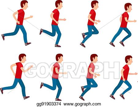 runner clipart movement