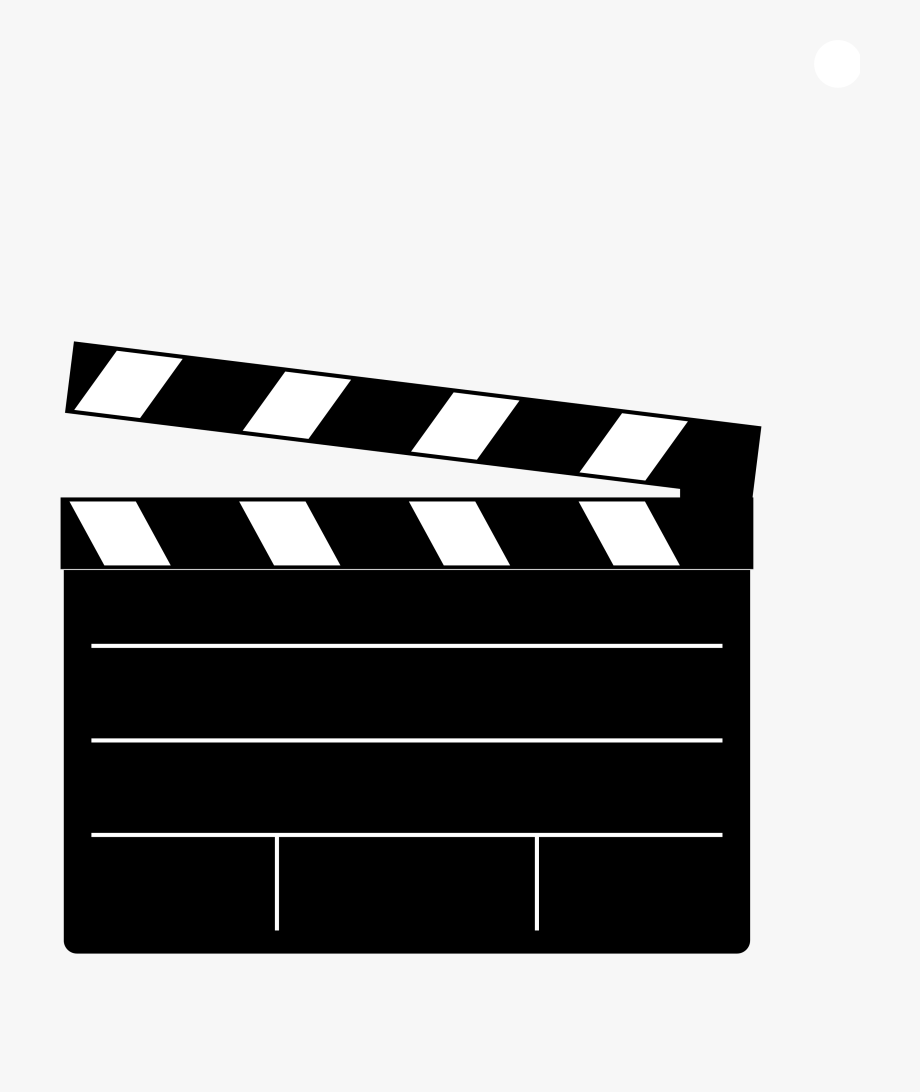 movie clipart clappers