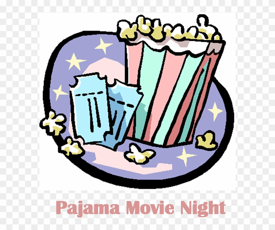  summer night lineup. Pajama clipart movie