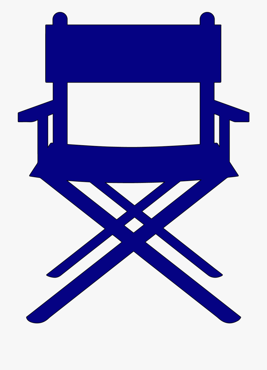 Logo director chair . Movie clipart short film
