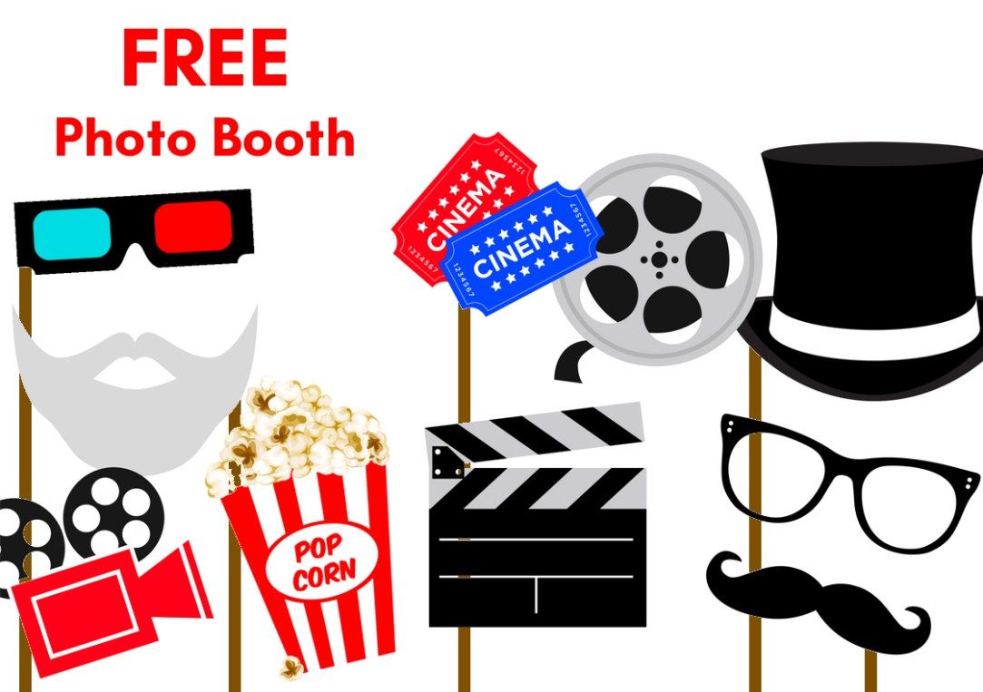 movies clipart booth
