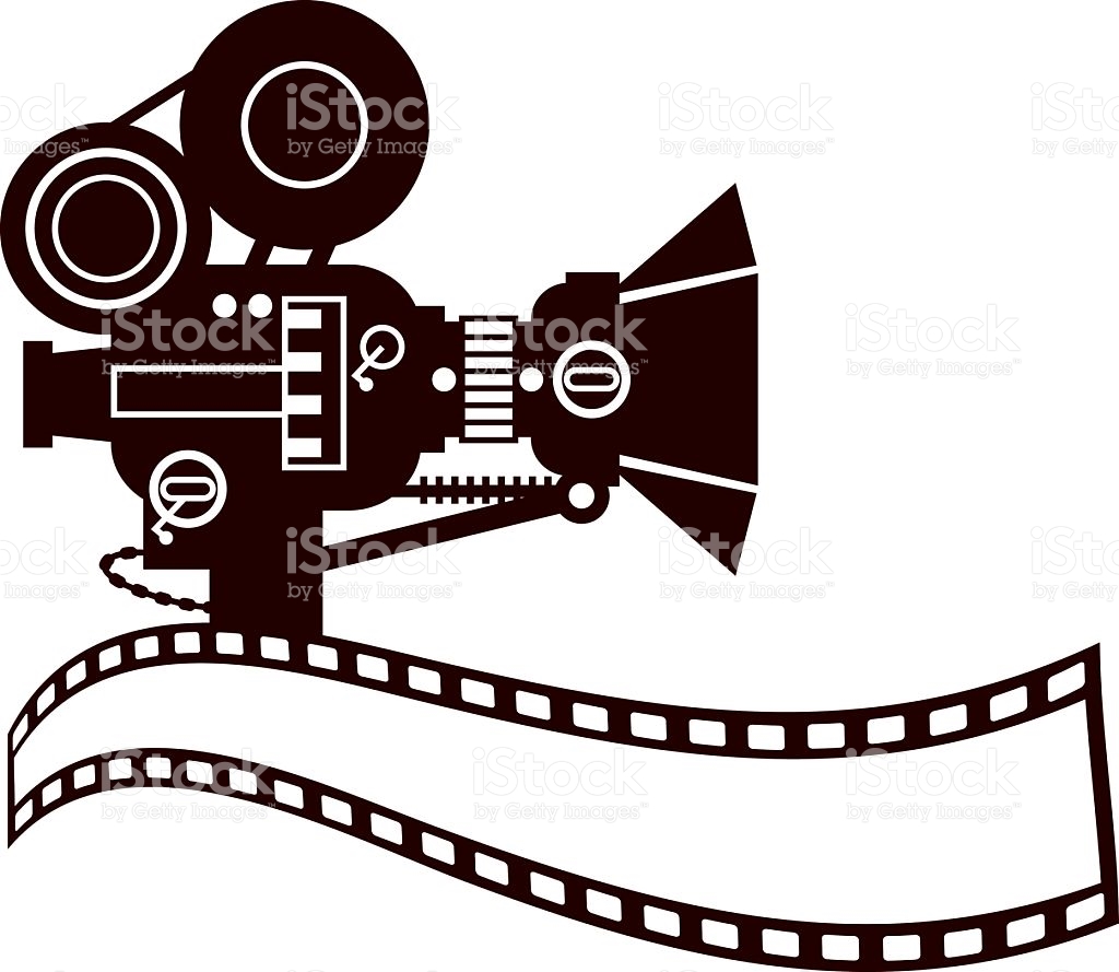 Movies clipart media art. Movie reel border free