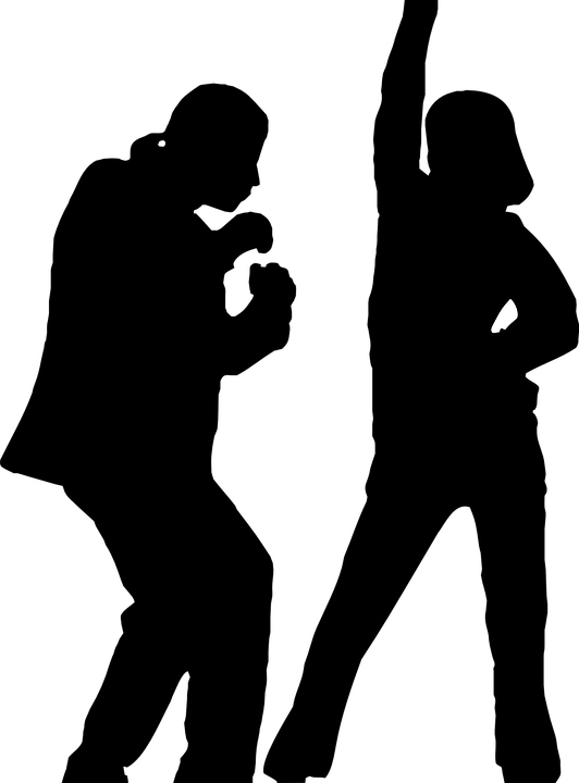 Movies clipart silhouette. Dancing silhouettes movie free