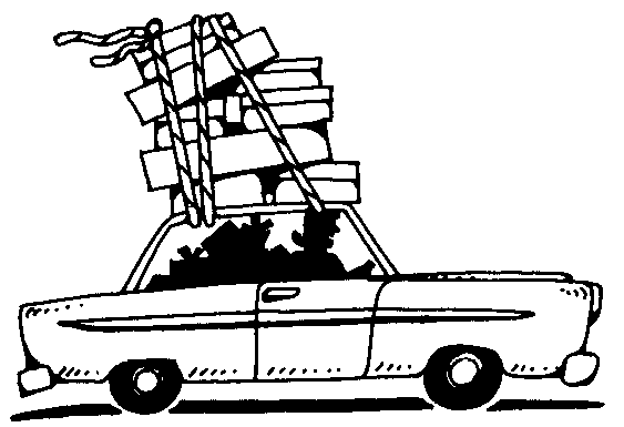 moving clipart black and white