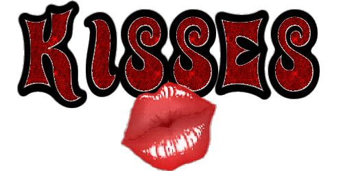 moving clipart kiss