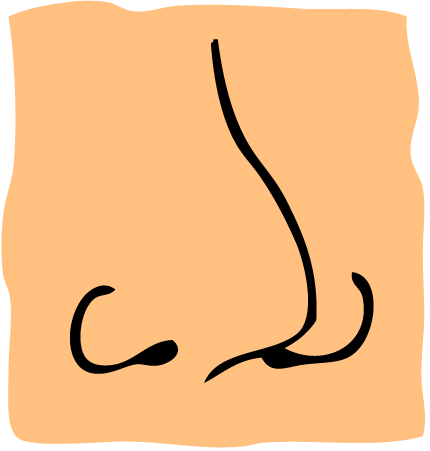 moving clipart nose