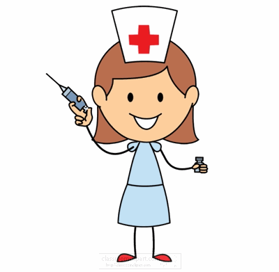 patient clipart cartoon nurse