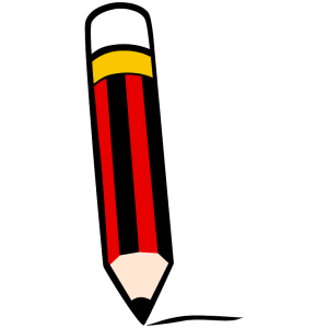pencil clipart animated