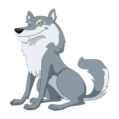 Free animated wolf cliparts. Wolves clipart cartoon