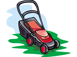 mowing clipart