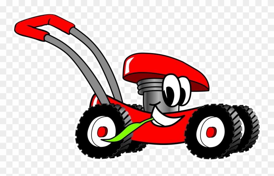 mowing clipart animated