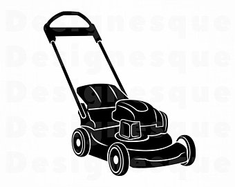 Mowing clipart file. Lawn svg etsy 