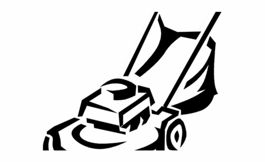 Mowing clipart lawn tractor. Monochrome mower transparent png