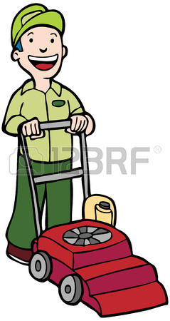 mowing clipart lown
