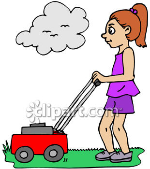 mowing clipart mowed grass