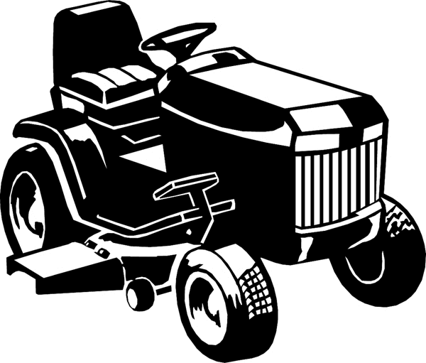mowing clipart ride on