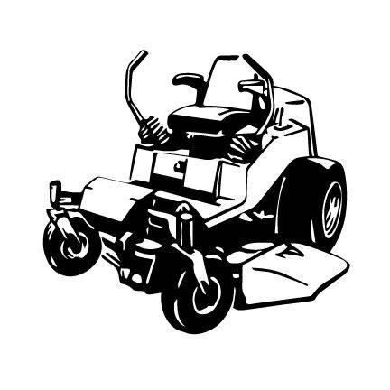 mowing clipart vector
