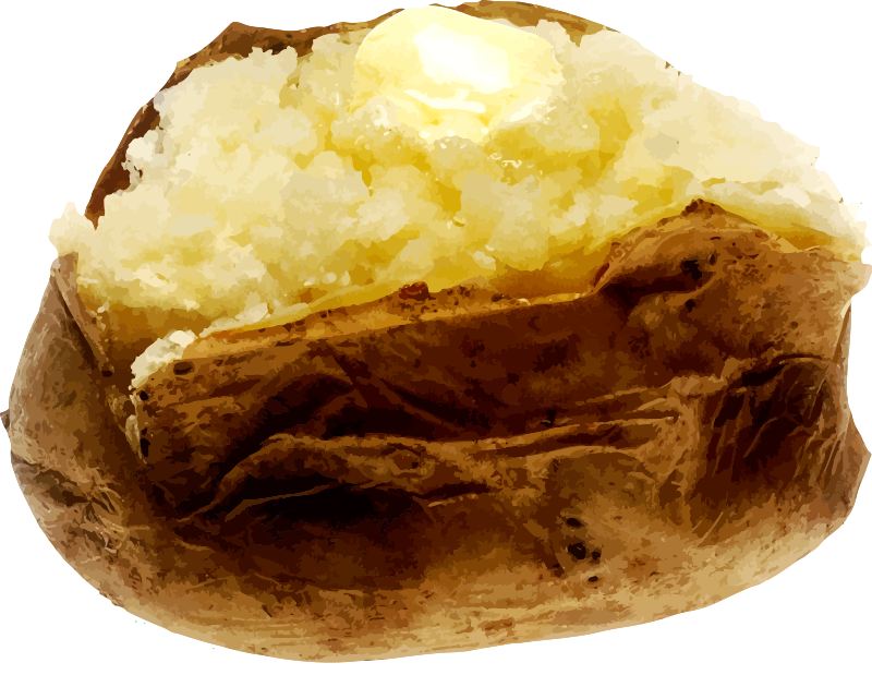 potato clipart baked potato