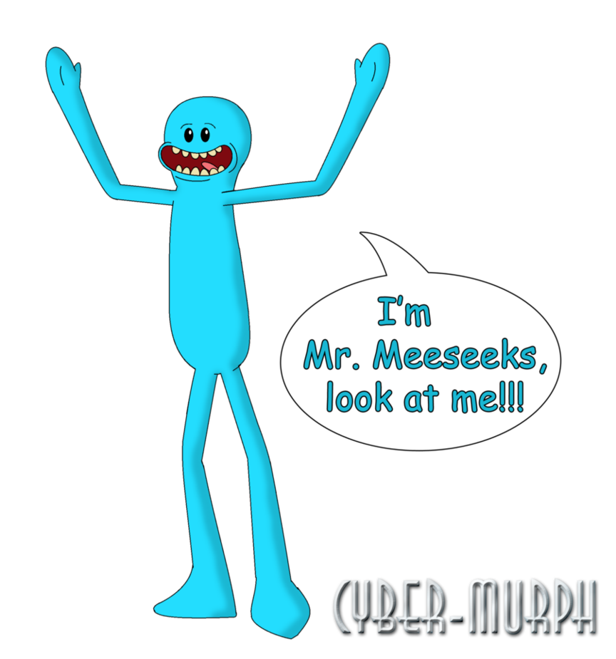 mr clipart meeseeks