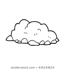 mud clipart black and white