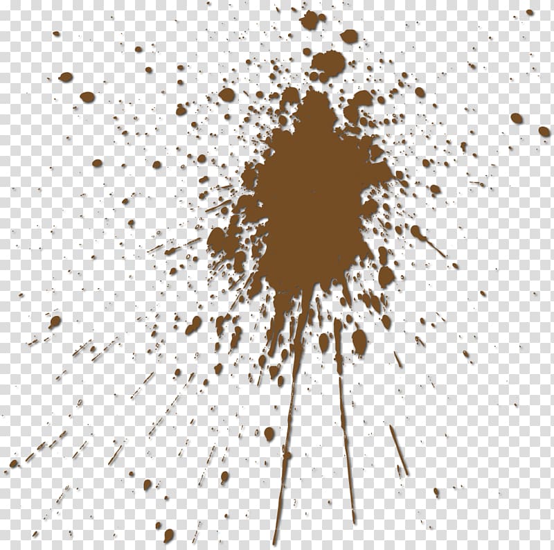 mud clipart brown paint