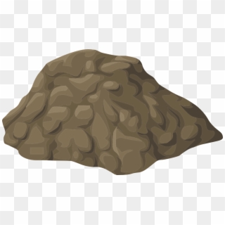 Mud clipart brown rock. Png no background transparent