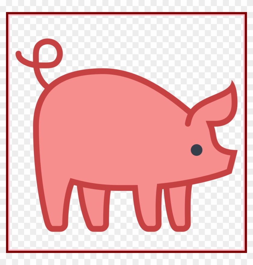 Unbelievable ingenious pig face. Mud clipart clip art
