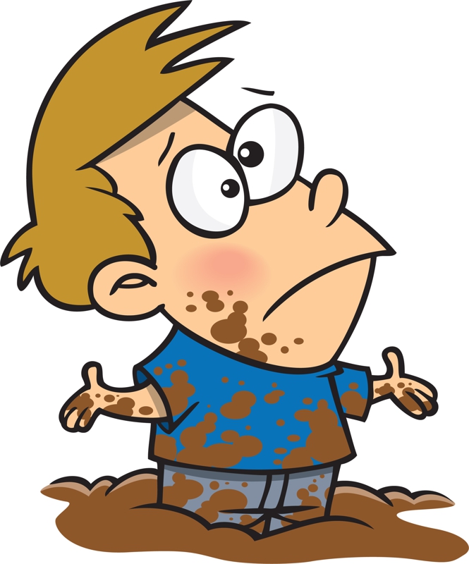 mud clipart muddy clothes