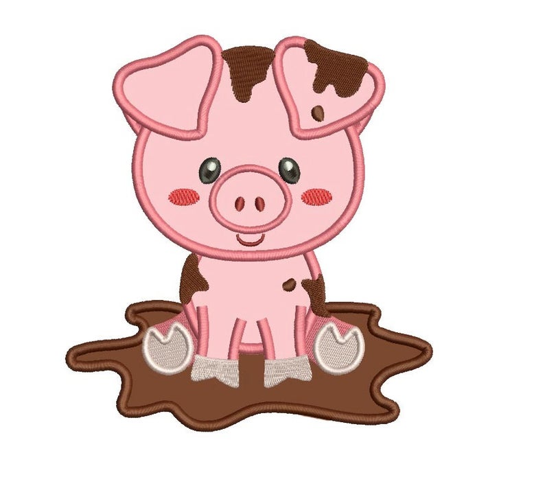 mud clipart piggy