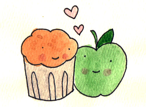 muffin clipart apple muffin