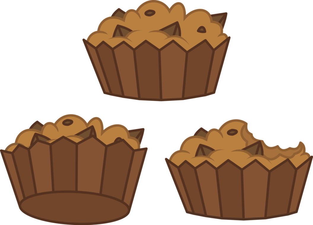 muffin clipart brown