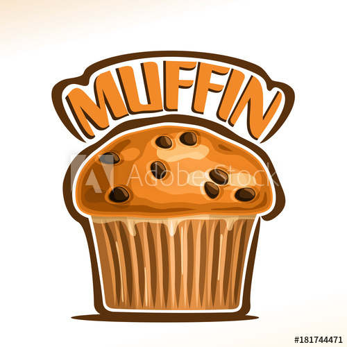 muffin clipart chocolate chip muffin