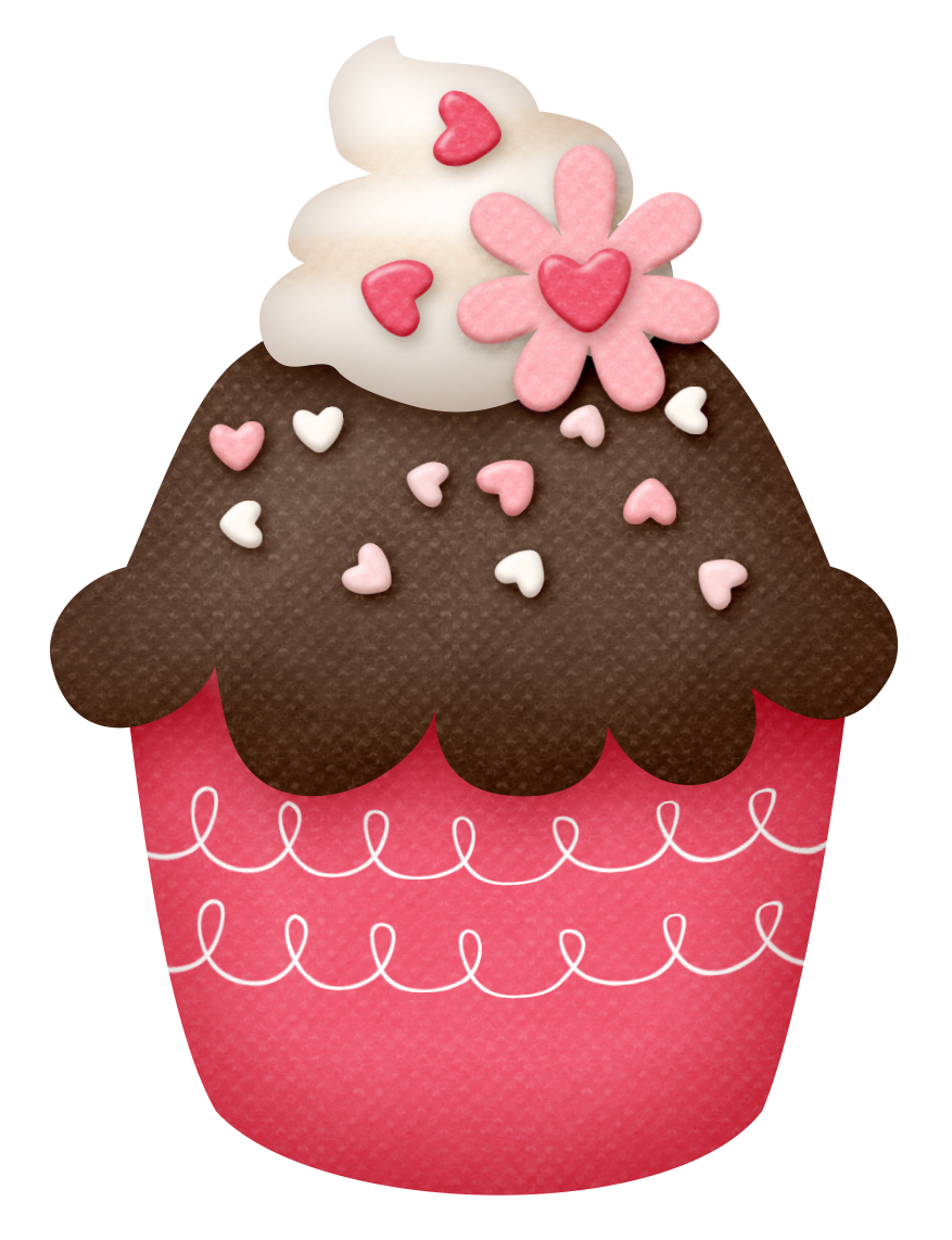  scrap romantico del. Muffins clipart giant cupcake