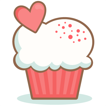 Pin on cricut . Muffins clipart valentines