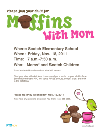 muffin clipart mom flyer