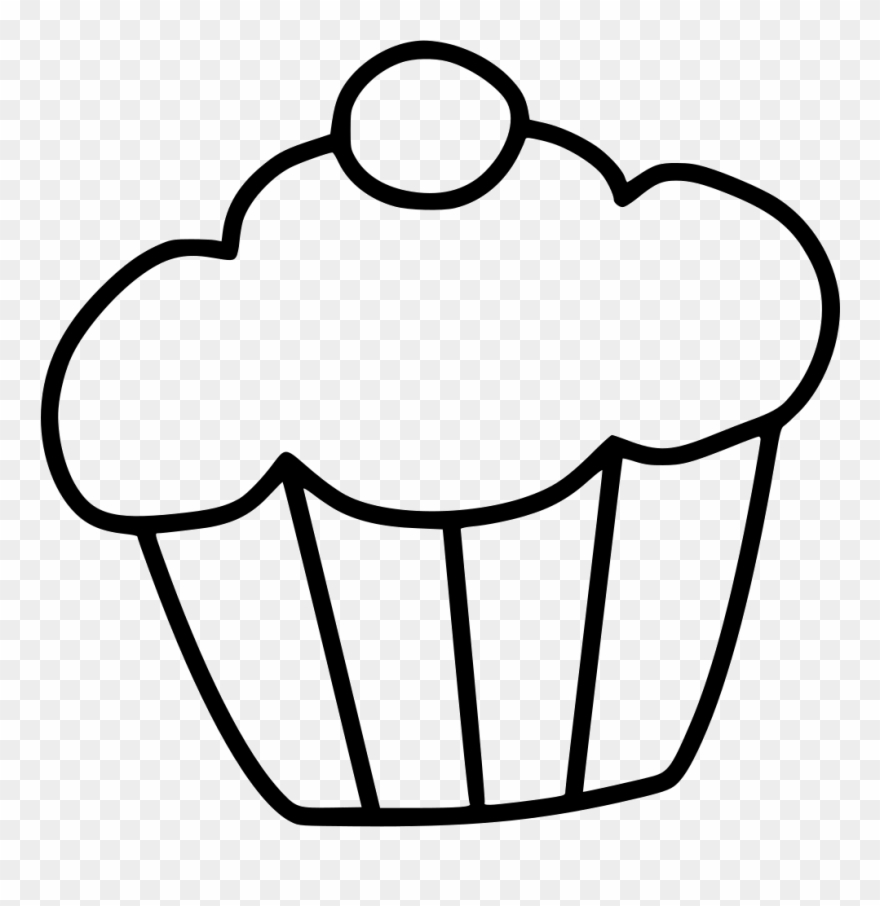 Cake dessert sweet png. Muffin clipart svg