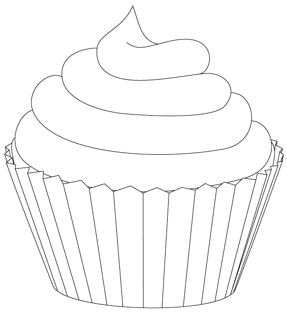 muffin clipart template