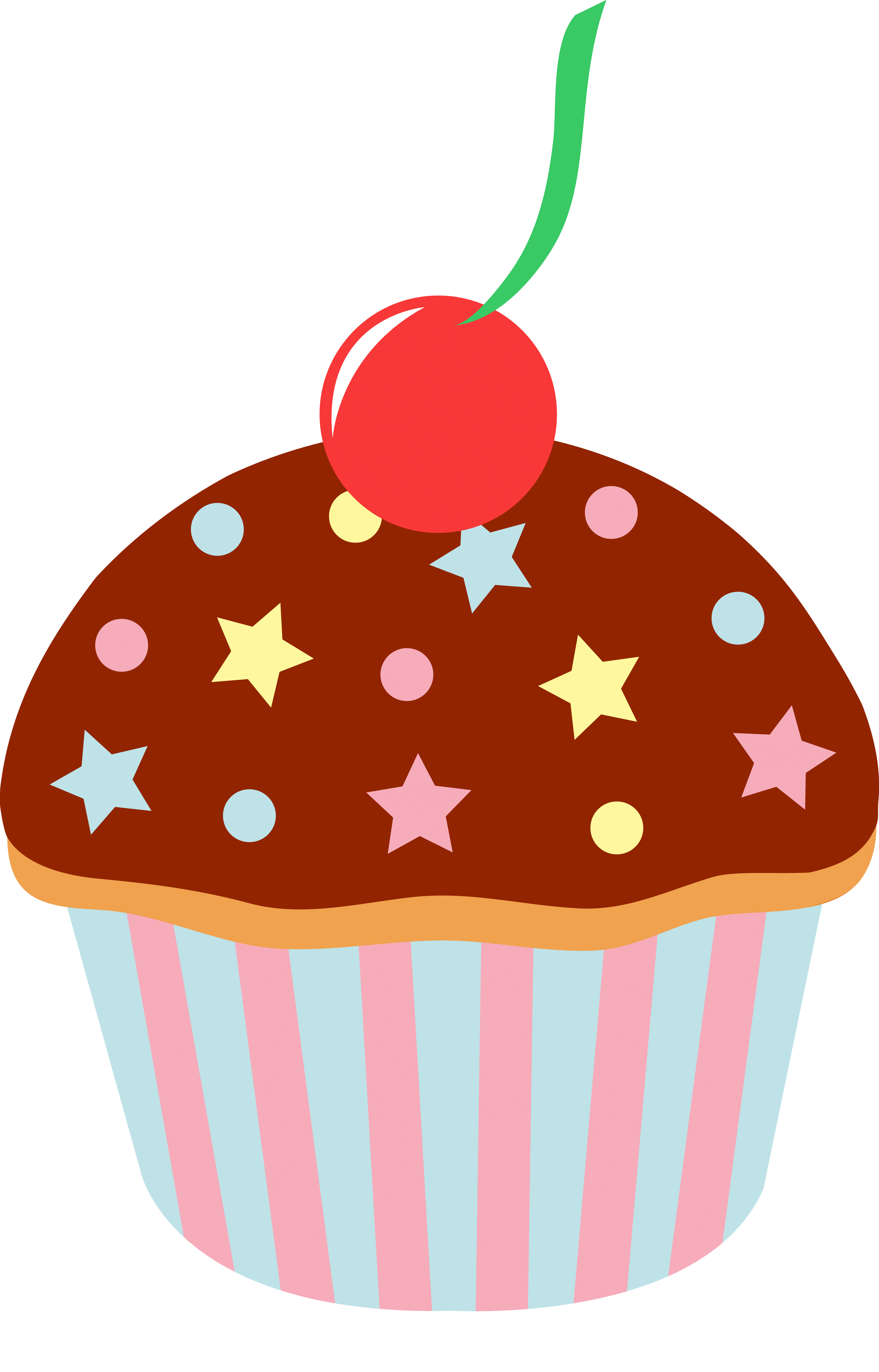 Muffin clipart yellow cupcake. Choclate free collection download