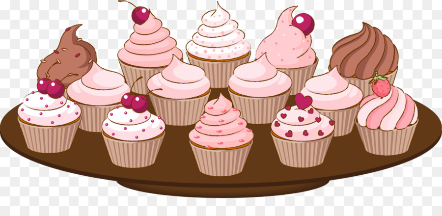 Muffins clipart bake sale item. Frozen food cartoon cupcake