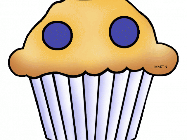 muffins clipart blue muffin