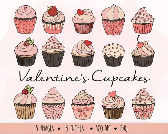 Muffins clipart doodle. Pin on digital goodies
