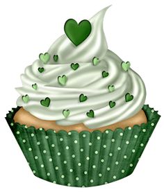 muffins clipart green cupcake