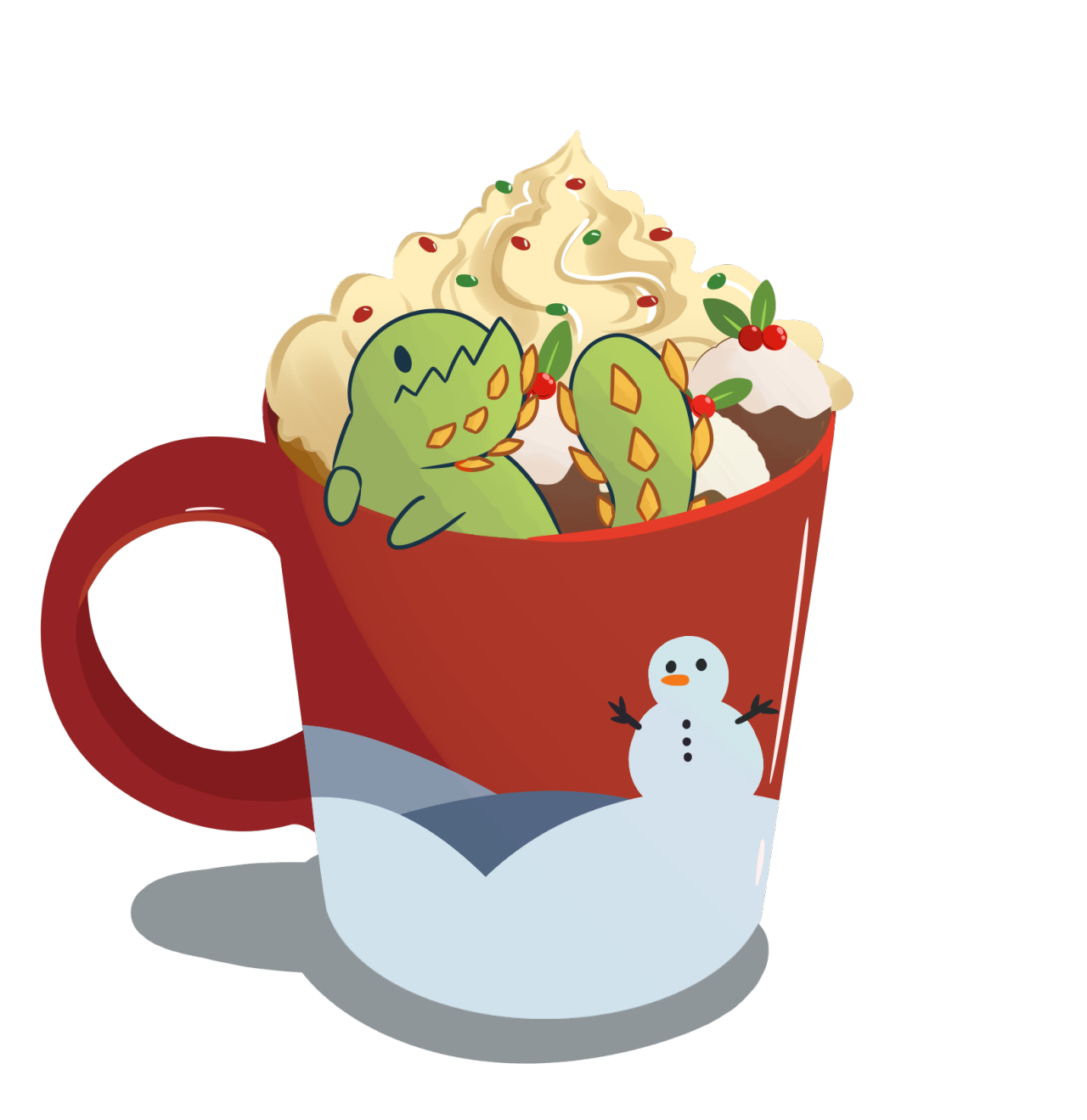 mug clipart christmas
