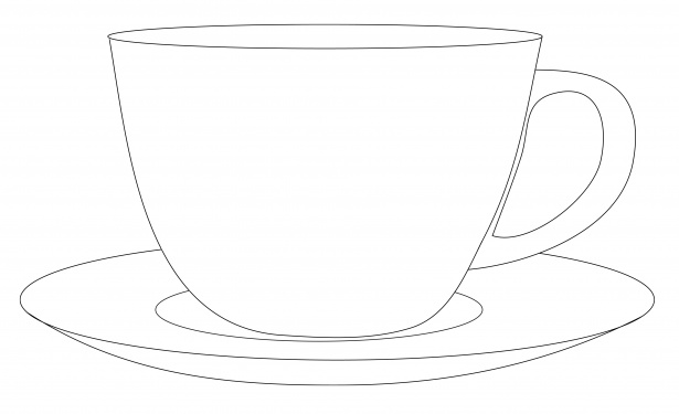 mug clipart cup saucer