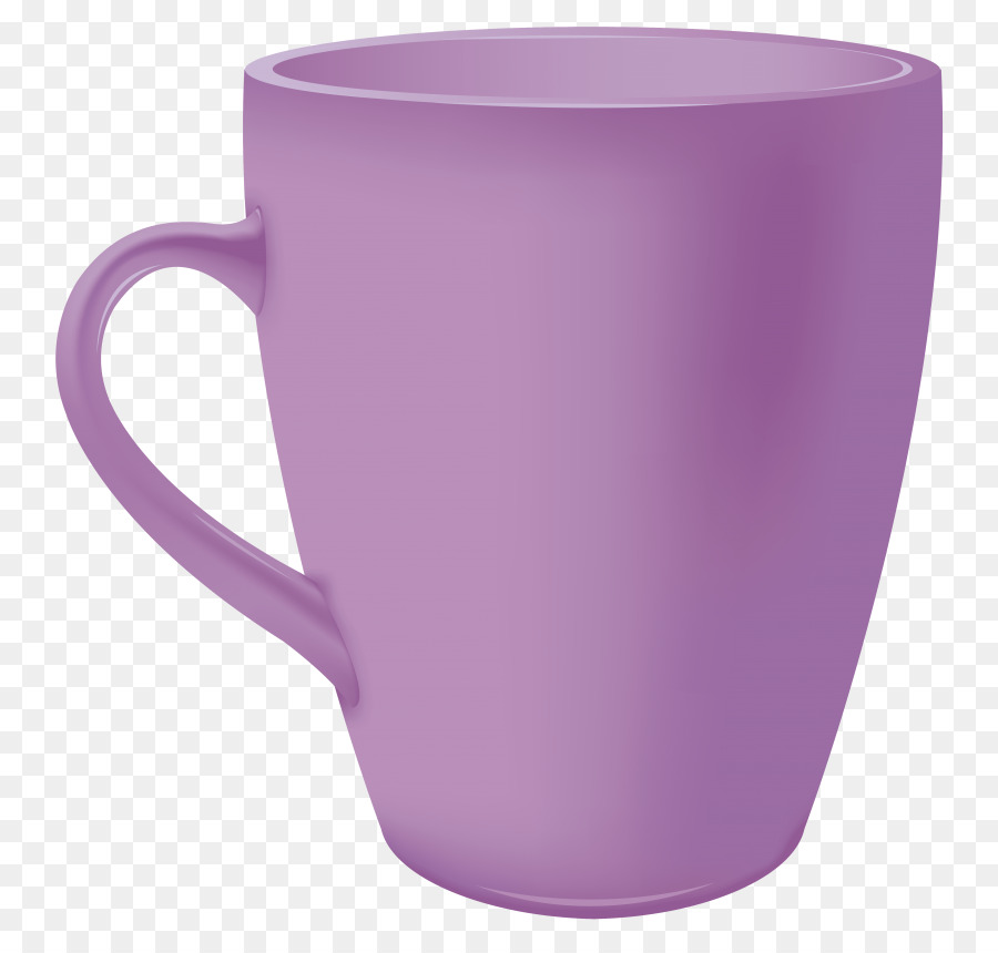 mug clipart purple cup