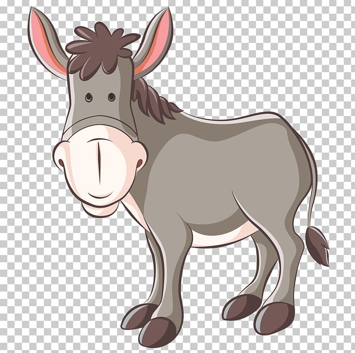 mule clipart cow