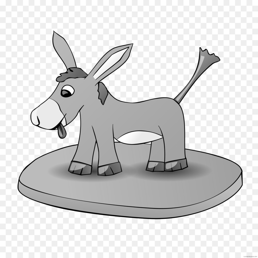 mule clipart donkey tail