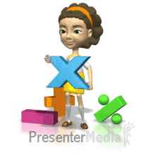 Multiplication clipart animated. Jenny holding math symbol