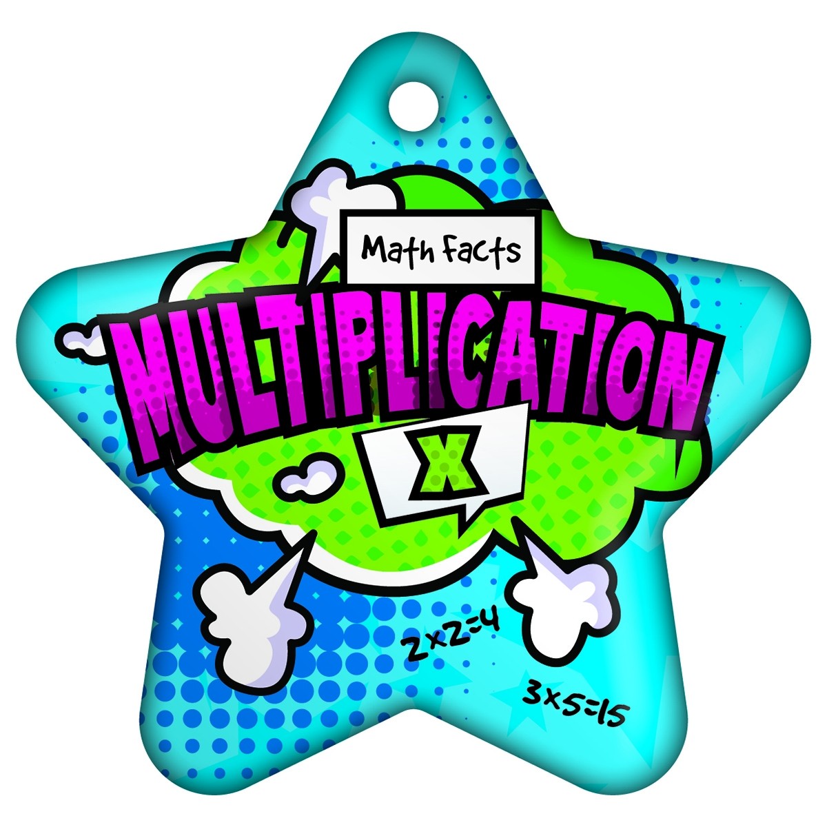 Stock facts star tags. Multiplication clipart design math
