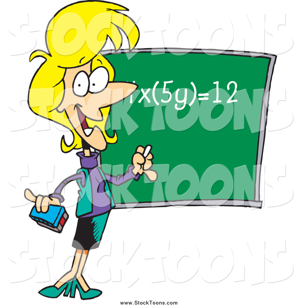 teach clipart female mathematician